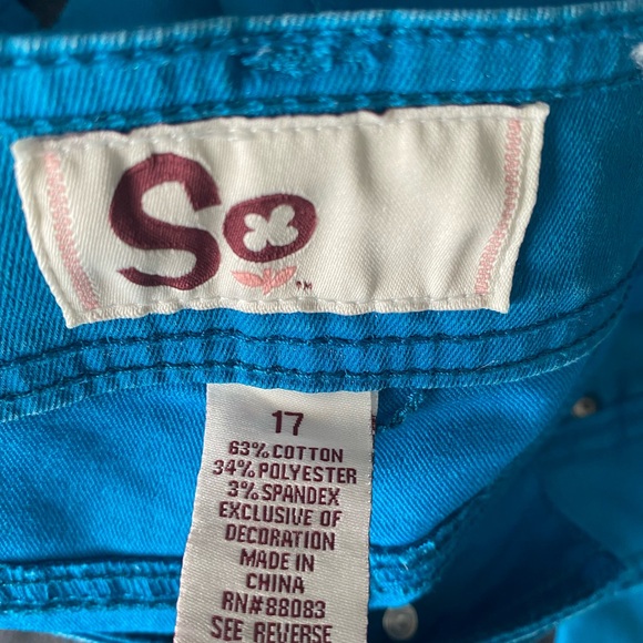 SO size 17 Jr pants - Picture 5 of 5